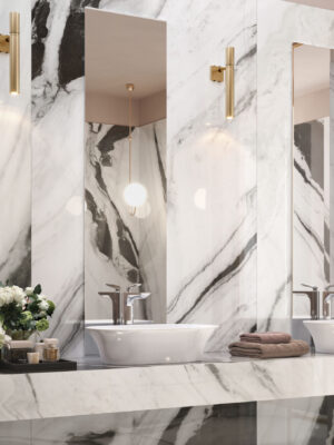 熊貓大理石白-Panda Marble White